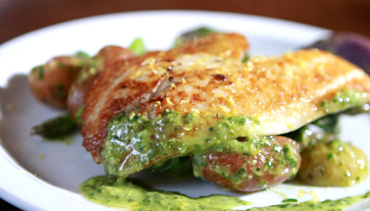 Tilapia Sauté with Spring Vegetables - Frugé Seafood