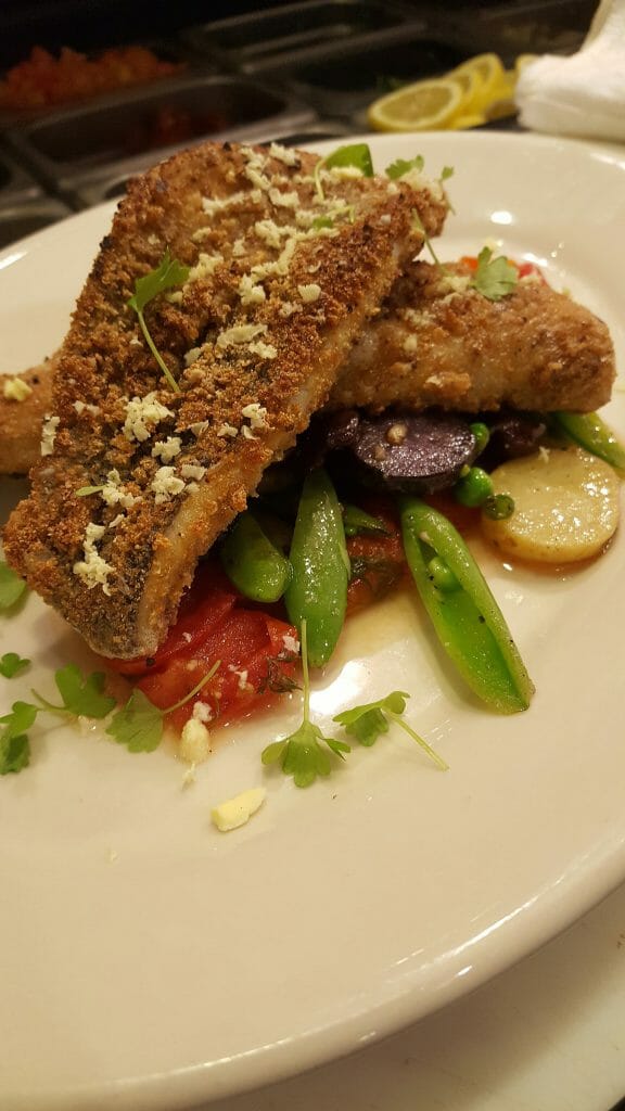 Olive Crusted Branzini