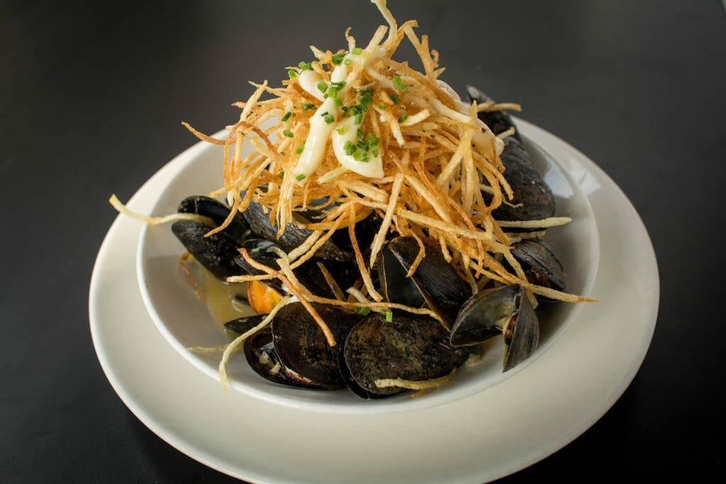 Steamed Mussels