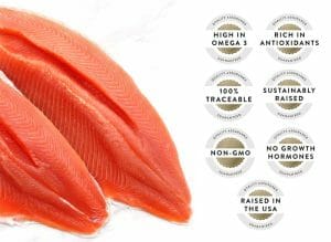 Riverence Ruby Red Trout Fillets